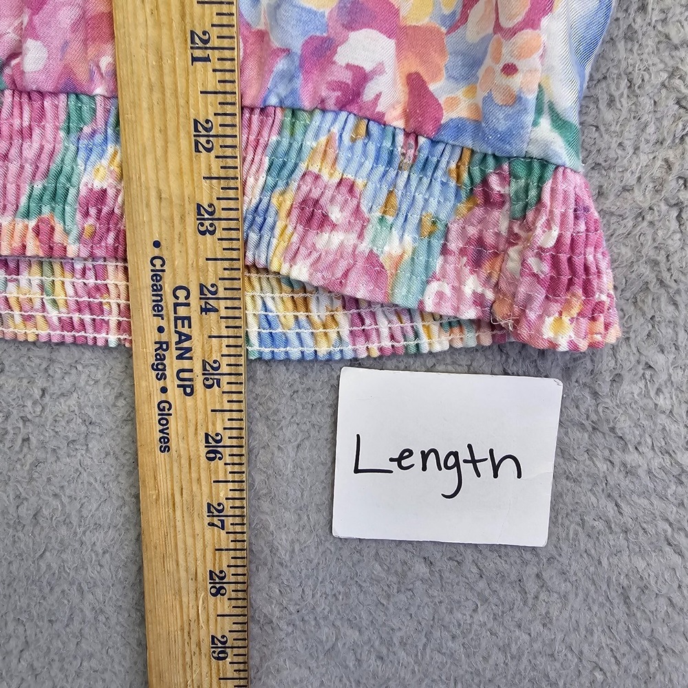 Cricket Lane 2 Piece Set Womens 12 Floral Skirt Top Vintage Cottagecore Pastel - Picture 7 of 16